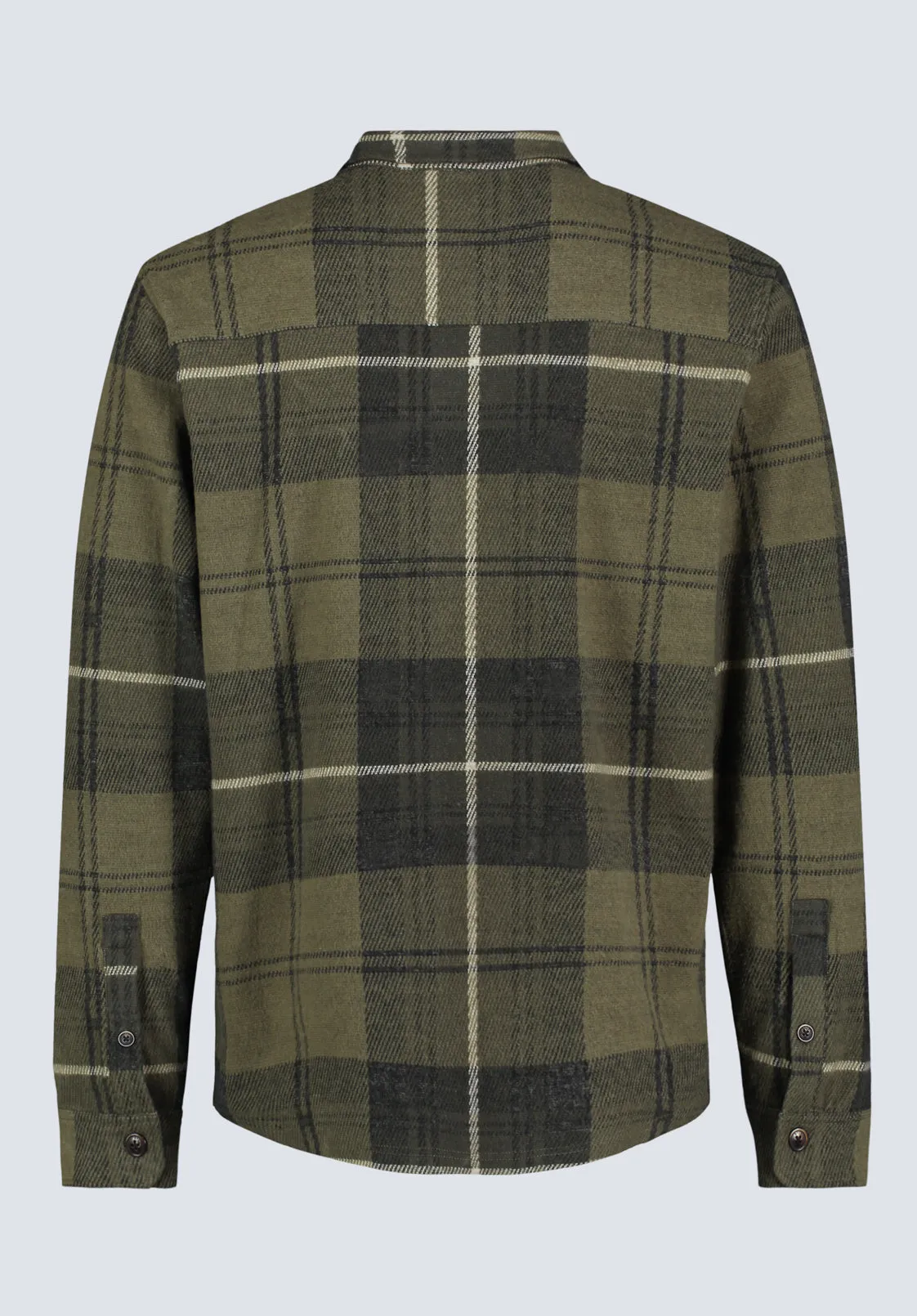 Samme Men's Plaid Blanket Shirt, Fern Green - BM24461