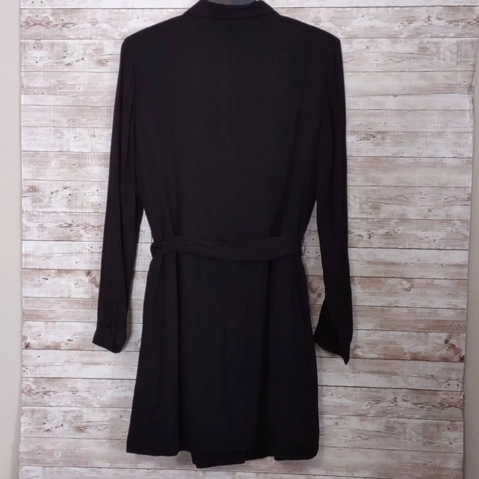 Sanctuary Show Stopper Blazer Wrap Dress Black M