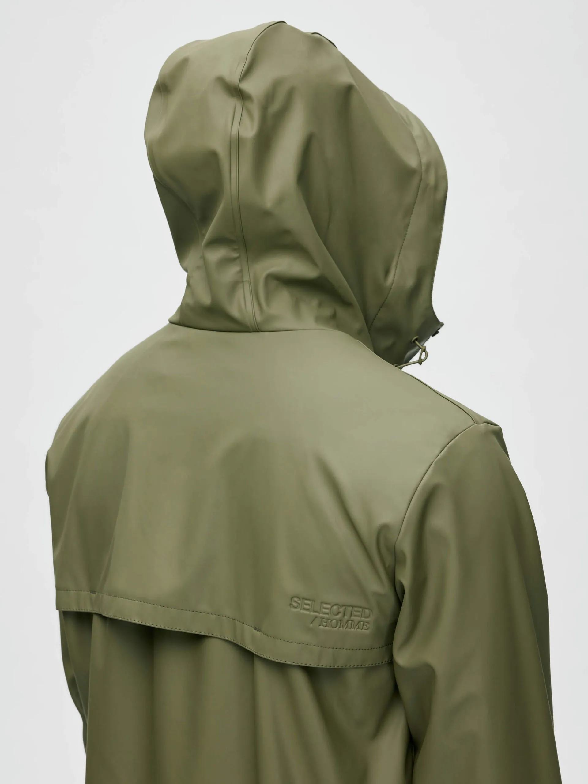 Selected magnus rain jacket