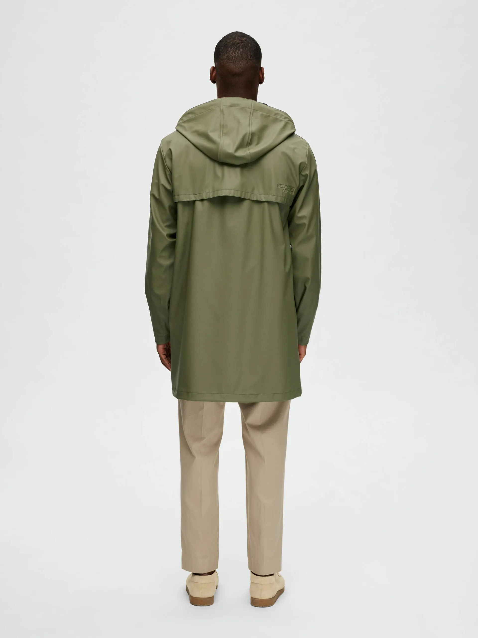 Selected magnus rain jacket