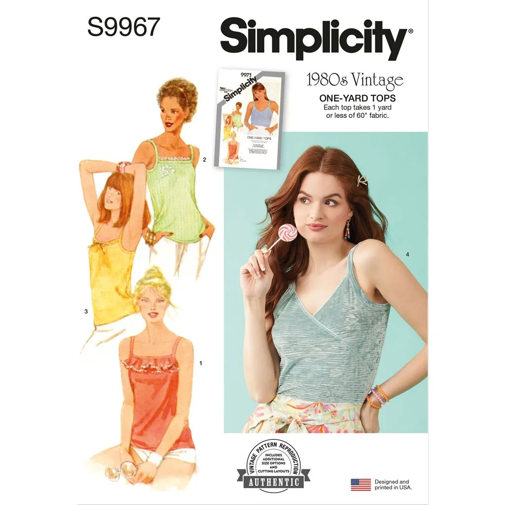 Simplicity Sewing Pattern S9967 Misses' Pullover Knit Tops