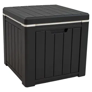 Sunnydaze 9-Gallon Outdoor Beverage Cooler for Patio - Polypropylene Resin - Black