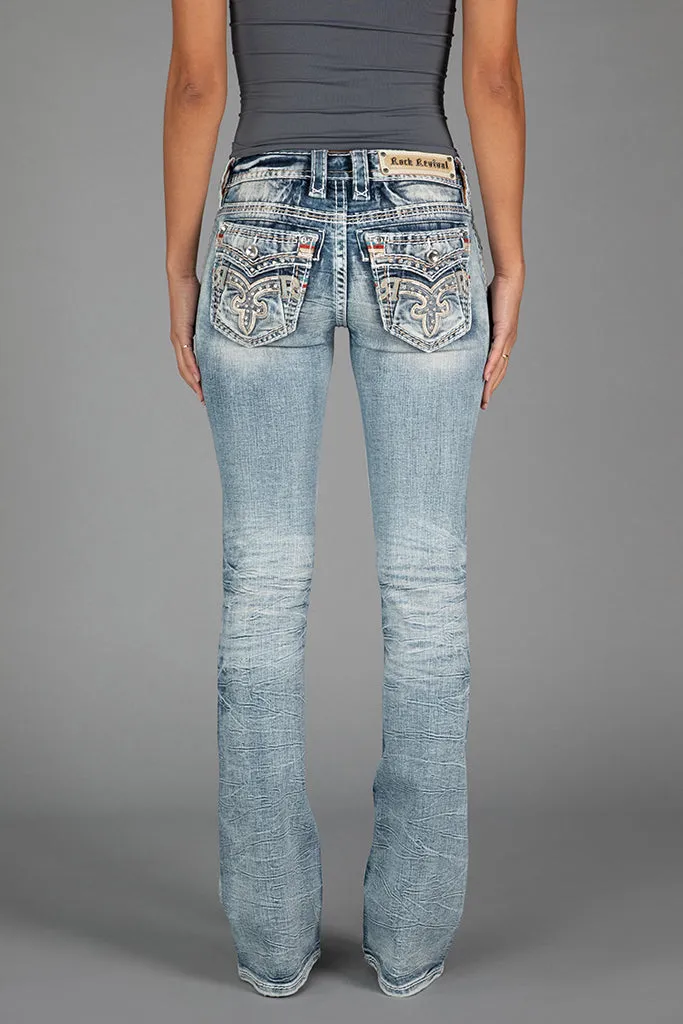 TALISA LOW-RISE BOOTCUT JEANS