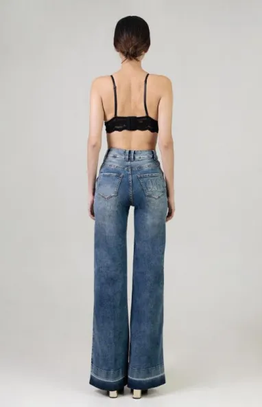 The Beyond Wide Leg Jean | Marble Wash