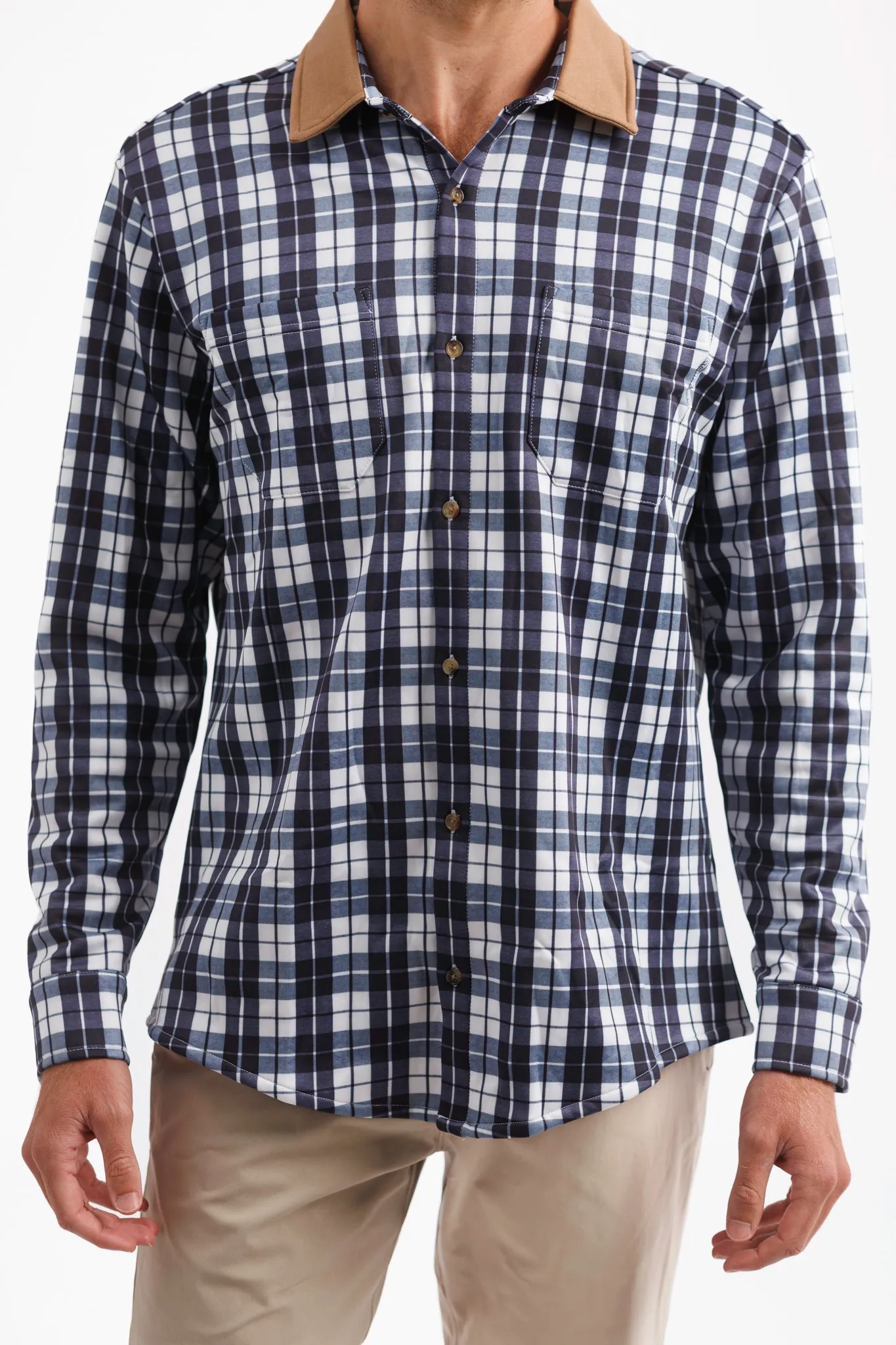 The Chief Shacket - Mariners Plaid