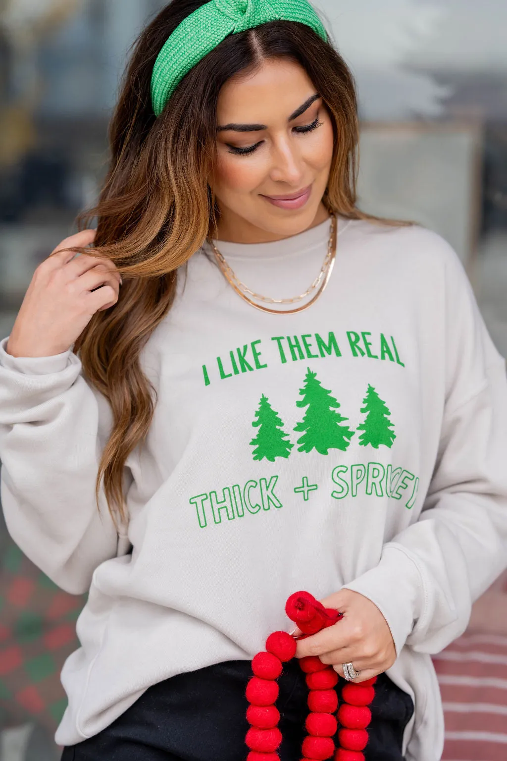 Thick & Sprucey Graphic Crewneck