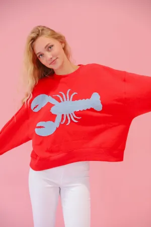 UNDER THE SEA RED PULLOVER