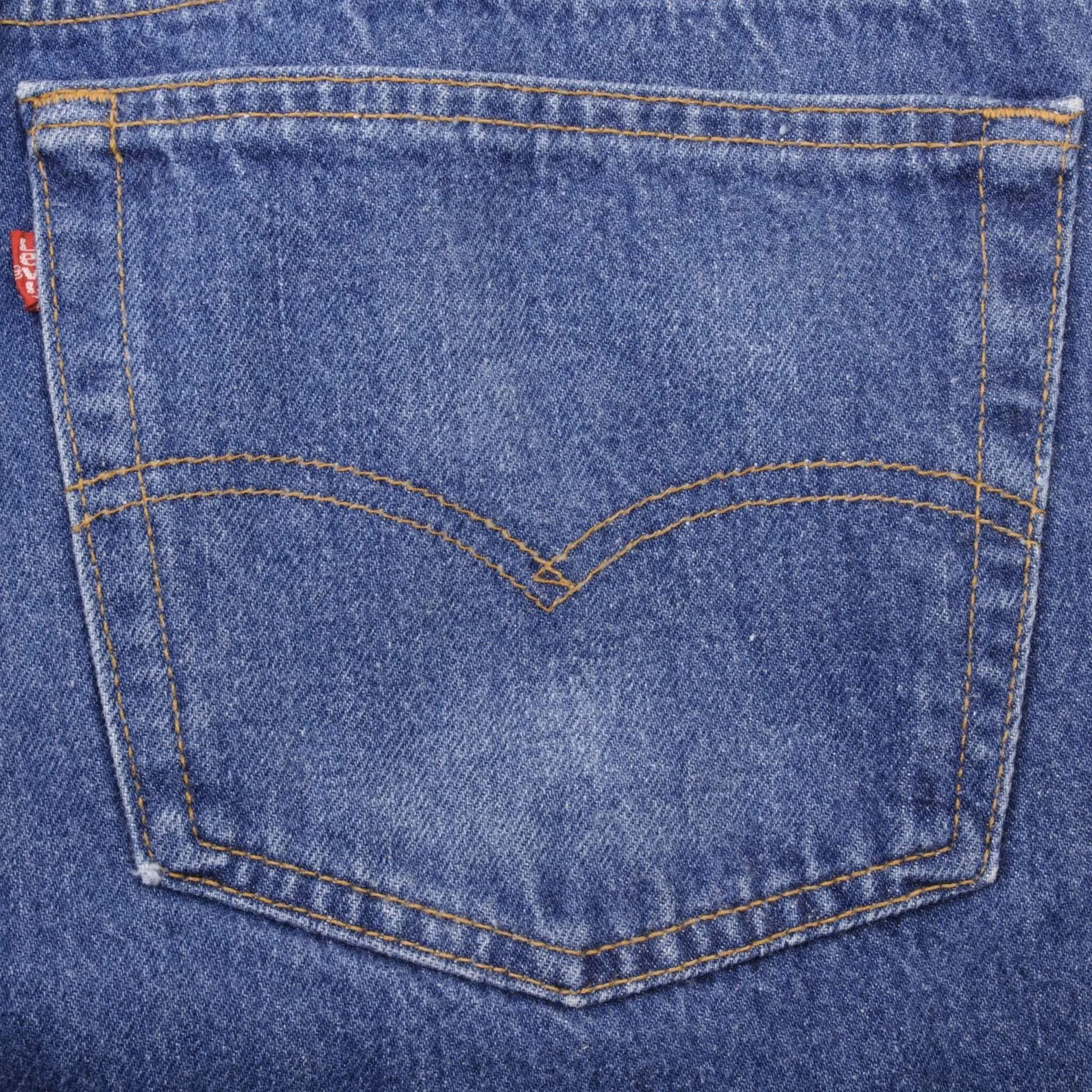 VINTAGE LEVIS 501 JEANS INDIGO 1980S SIZE W36 L33 MADE IN USA