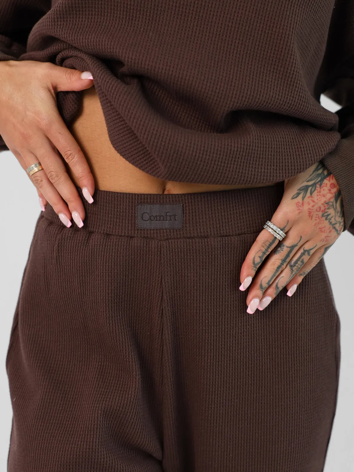 Waffle Lounge Relaxed Sweatpants