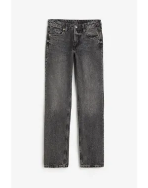 Weekday Straight Regular Jeans Grey Wash