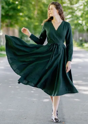 Wrap Dress, Long Sleeve