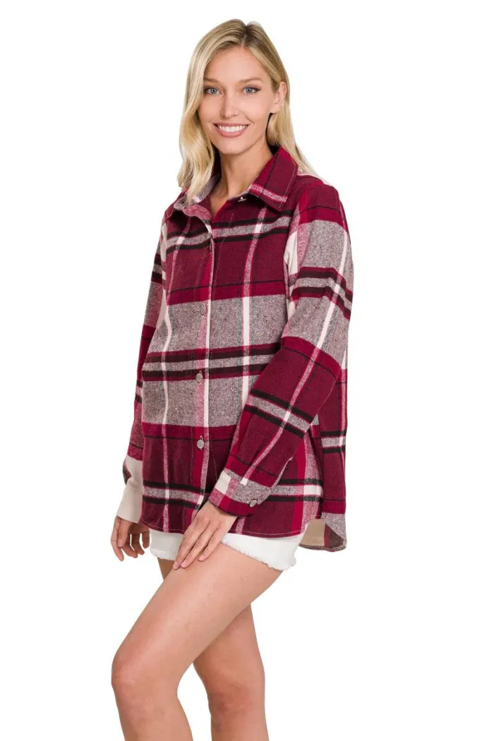 Yarn Dyed Plaid Shacket