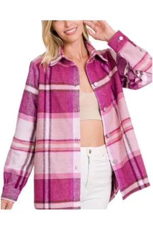 Yarn Dyed Plaid Shacket